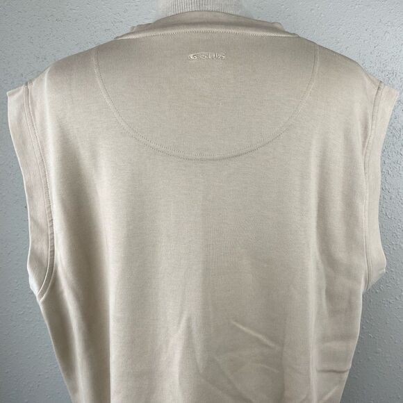 BOLLE Golf Pullover V-Neck Vest Sleeveless 100% Pima Cotton Mens Size XL EUC - Picture 4 of 6